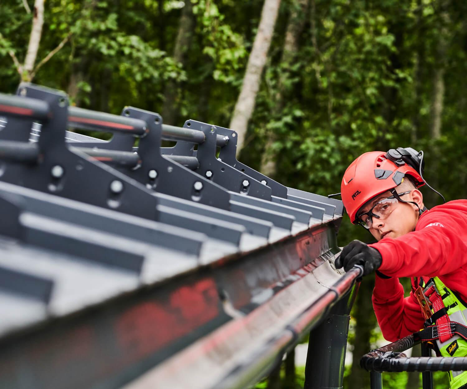 Rännien asennus ammattilaisen toimesta